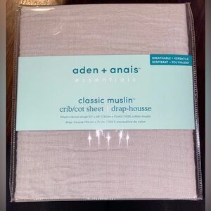 Aden + Anais Cream Bedding Sheet